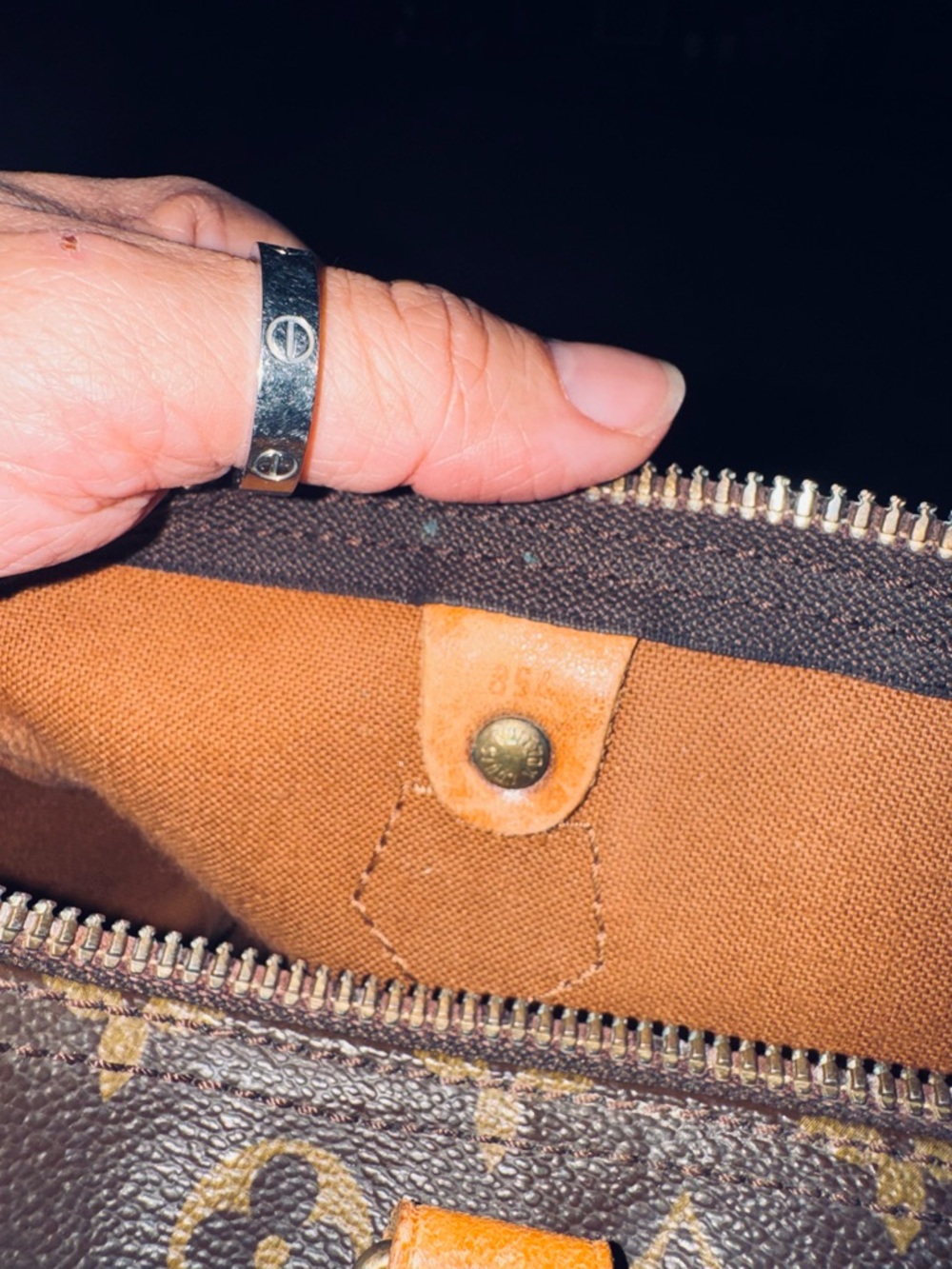 Vintage Louis Vuitton Speedy 25 Monogram – Authentic 1988 - Picture 6 of 17